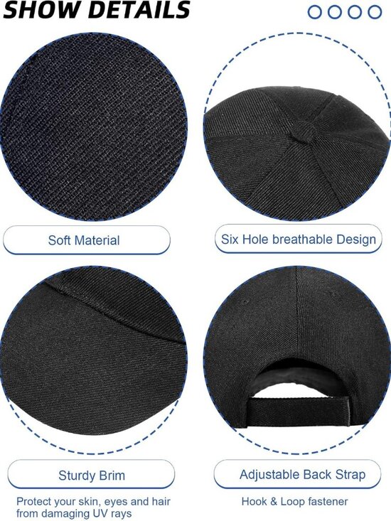 Adjustable 24-Pack Baseball Caps for Men & Women - Stylish, Versatile Headwear main image 6